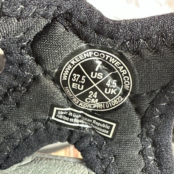 Keen ROSE Womens Size 7 Black Slingback Sandals Closed Toe Shoes Trail Hiking - Picture 10 of 11